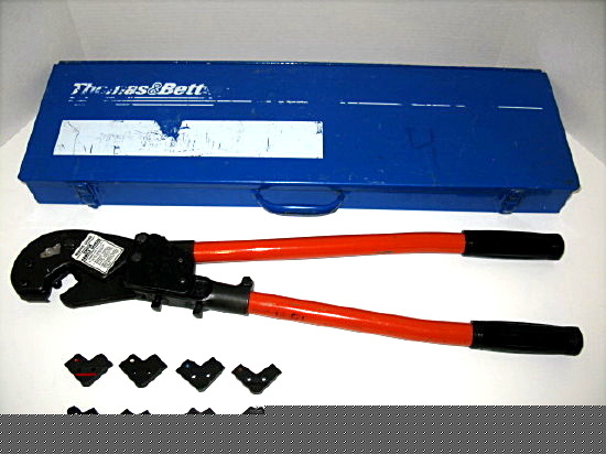 Thomas & betts TBM8S shure stake crimper +dies TBM8 t&b