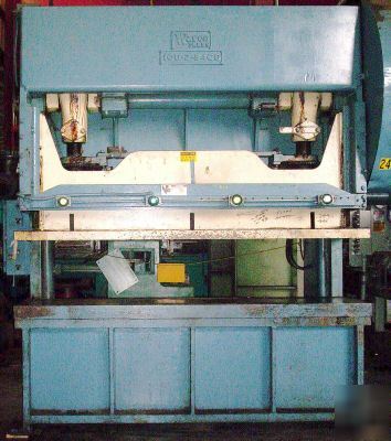 Warco 100T dcgf press, bed: 24â€ x 100