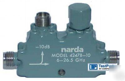 07-03067 narda 4247B -10 db directional coupler 26.5GHZ