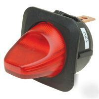 1 x spst amber illuminated rocker switch 25A @ 12V