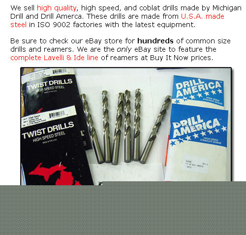 12 pcs. black & gold jobber drills - 5/32
