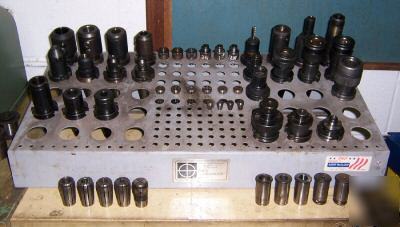 50 pc. cat 40 cnc tooling set with organizer 