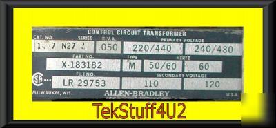 Alen bradley combination starter dissconnect type 512