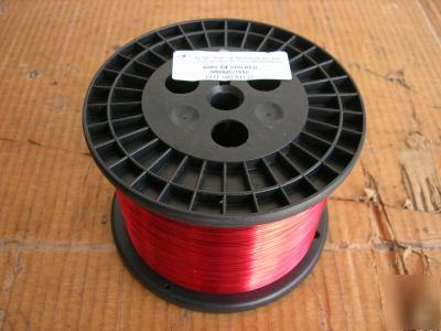 Awg 24 copper magnet wire SPN155 red