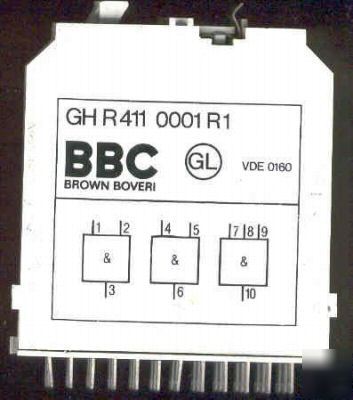 Bbc boveri brown logic card gh r 411 0001 R1 062 035 65