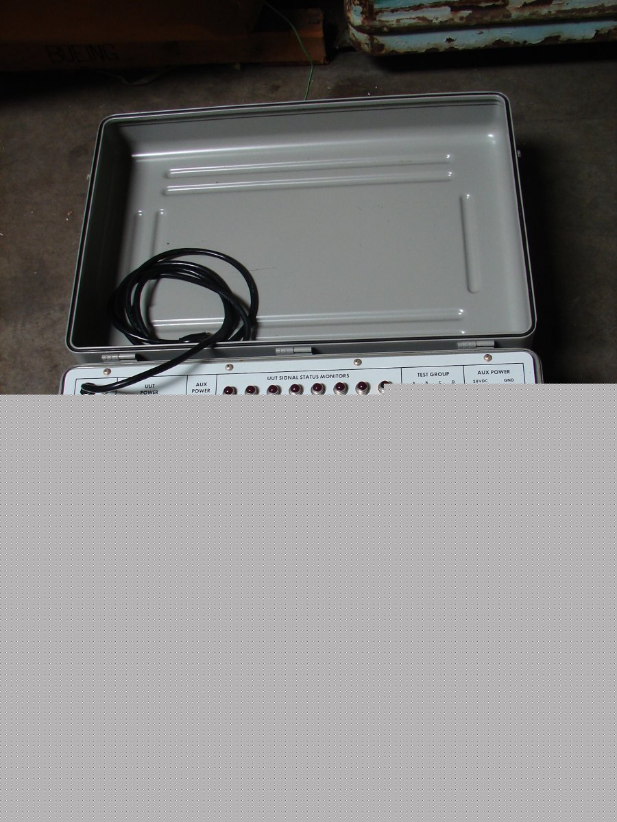 Boeing test box with cable assemblies