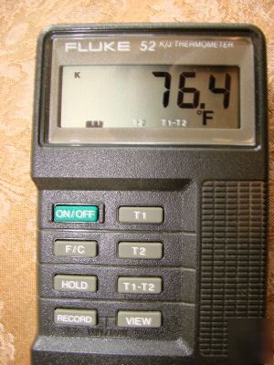 Fluke 52 digital thermometer