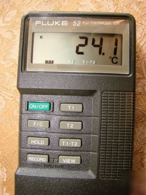 Fluke 52 digital thermometer