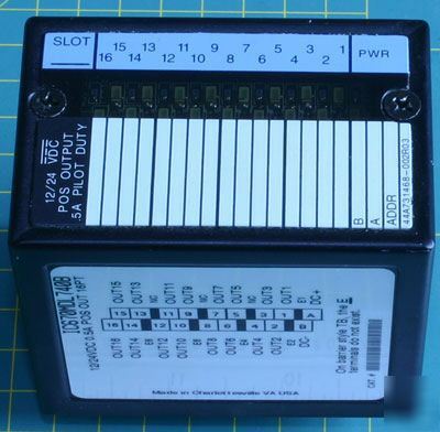 Ge fanuc IC670MDL740B digital io module output 16 point