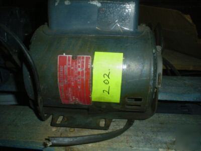 Ge: motor 5KCP37PG244AS 1/2 hp 208-230V 1075 rpm 1 ph