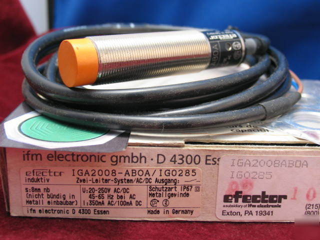 IGA2008ABOA IG2085 ifm efector proximity switch