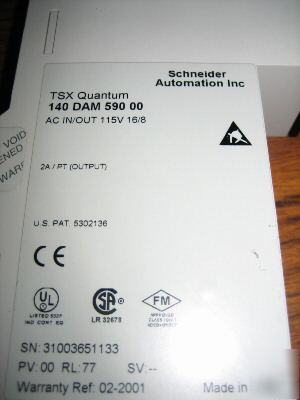 Modicon 140-dam-590-00 ac in/out 115V 16/8 140DAM59000