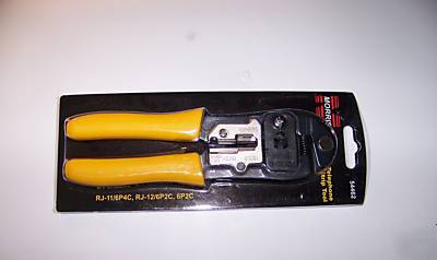 Morris pro com telephone cut strip crimp tool rj-11