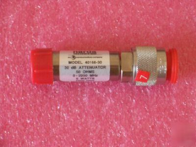 Narda attenuator 30DB rf ham n-type (male to female)