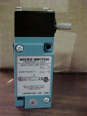 New honeywell micro switch LSYUB1A3 600VAC 10AMP