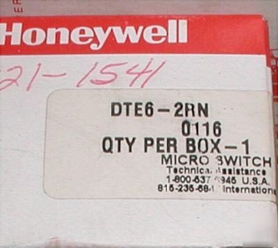 New honeywell microswitch DTE6-2RN * *