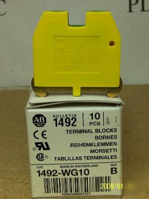 New qty 10 1492-WG10 allen bradley 1492WG10 c-129