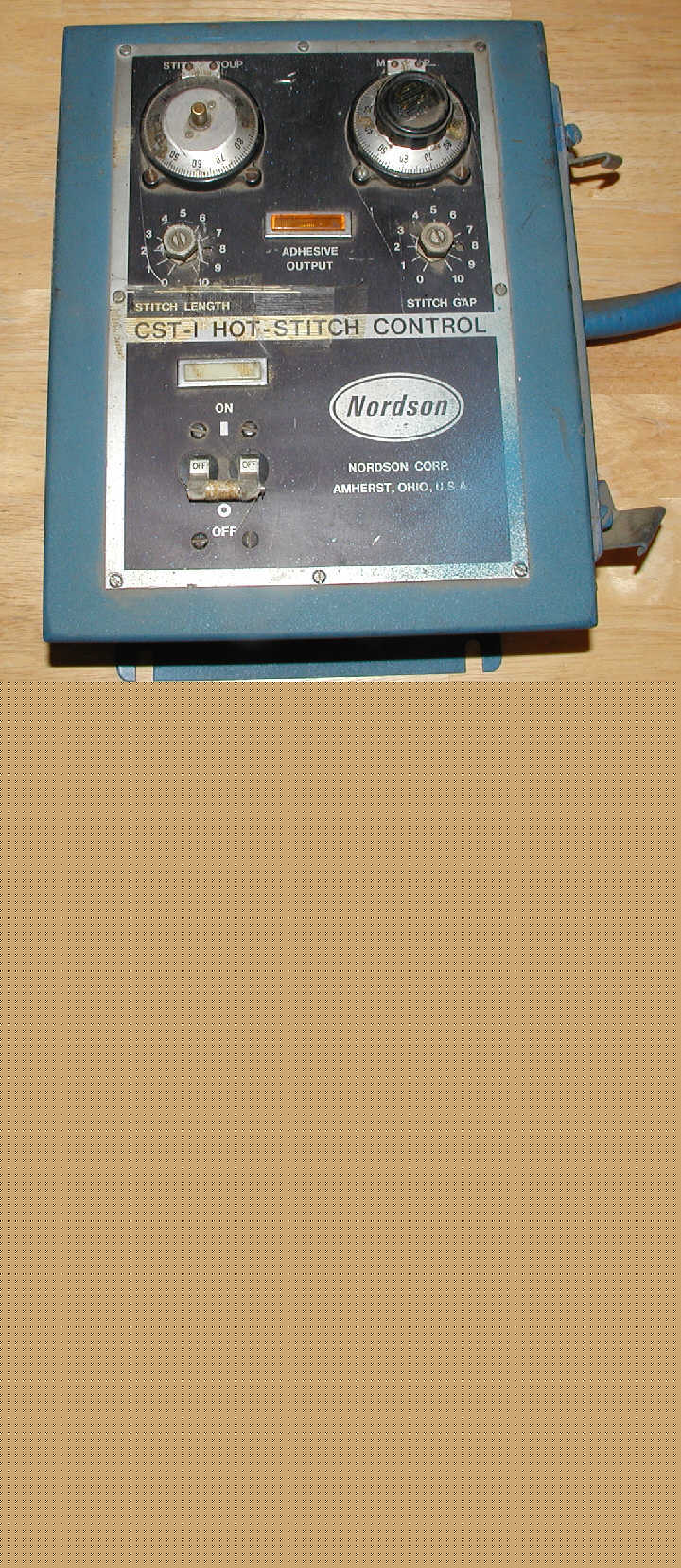 Nordson hot stitch control cst-1 part # 244507F glue 