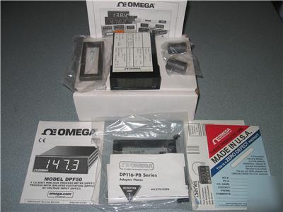 Omega mini process meter w/full size led's # DPF52-EA1
