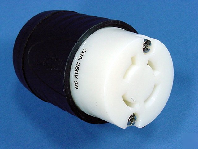 Pass & seymour L15-20 locking connector 20A 250V 3Ã¸