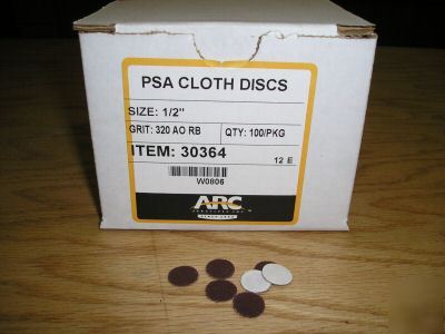 Psa cloth sanding discs - 1/2