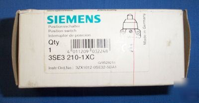 Siemens 3SE3-210-1XC position switch *** ***