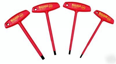 Wiha electrician insulated metric t-handle set 33491