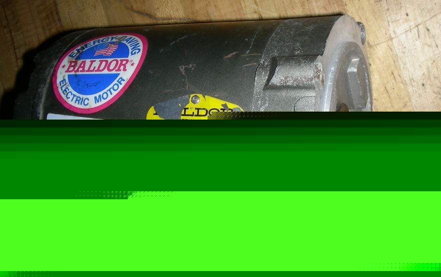 1/2 hp baldor 3 phase motor 3450 rpm
