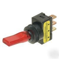 1 x red led paddle toggle switch 20A @ 12V