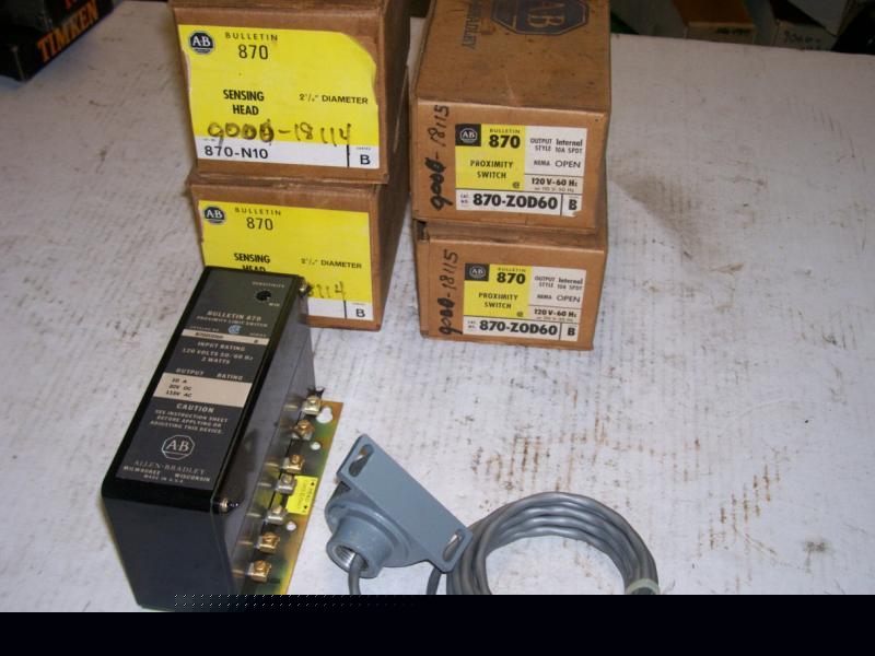 2 allen bradley sensing heads 2 1/8