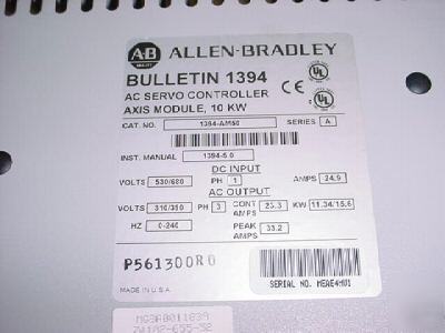 Allen-bradley 1394-AM50 axis module servo controller