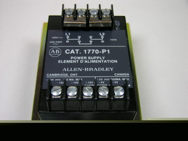 Allen-bradley 1770-P1 power supply +5V and +/-15V dc