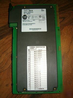 Allen bradley 1771-ibd/b input module rev. G03