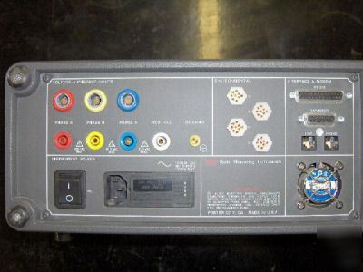 Bmi 3060 powerprofiler power line monitor