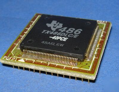 Cpu TX486DLC/e-40PCE ti pga vintage rare 486DLC