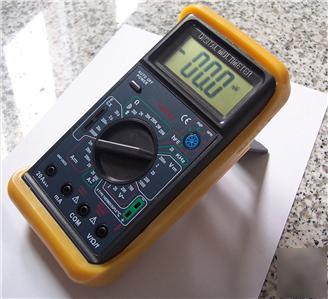 Digital ampmeter digital capacitor tester thermocouple