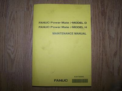 Fanuc power mate i model d/h manual set