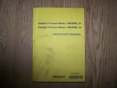 Fanuc power mate i model d/h manual set