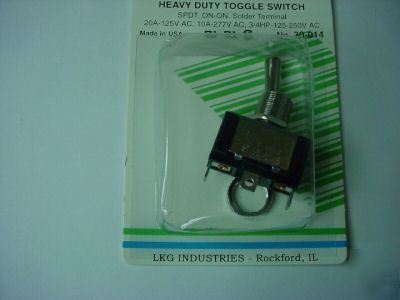 Heavy duty toggle switch, spdt, on-on, ( qty 3 ea )