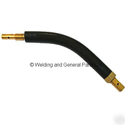 Hobby mig welding torch neck - screw on nozzle type