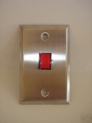 Illuminated lighted push button request exit switch #10