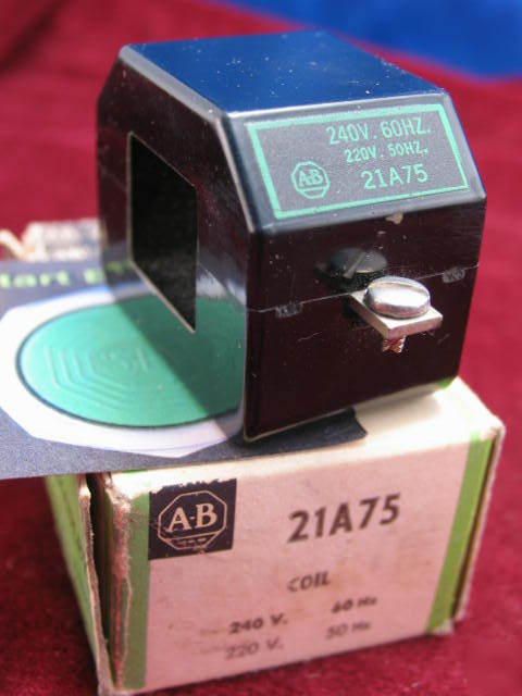 New 21A75 allen bradley ...... coil 220/240V ....... 