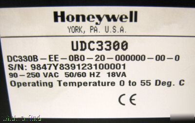 New honeywell UDC3300 DC330B-ee-0B0-20 controller 