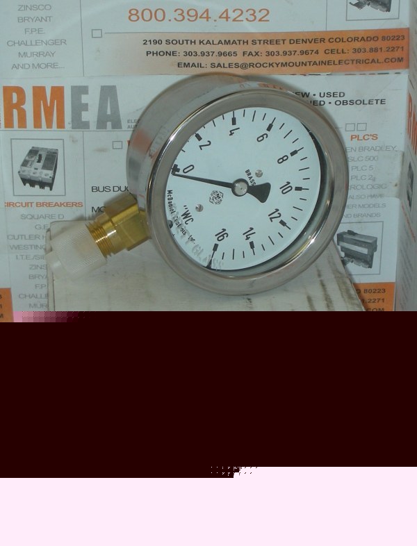 New mcdaniel controls gauge 0-16