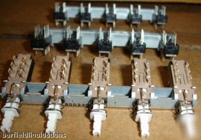 New quantity 3 push switch assemblies pn:600348F