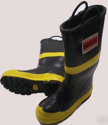 Servus 1492 rubber firefighting boot 7.5-narrow