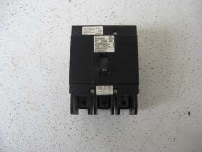 Siemens 20-amp. 3-pole BQCH3B020 circuit breaker