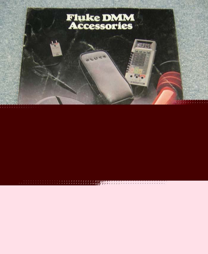 Small fluke dmm accessories catalog