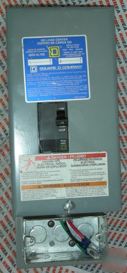 Square d load center QO2-4L70S circuit breaker & box