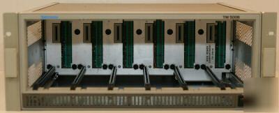 Tektronix 6-slot mainframe test system TM5006 option 10